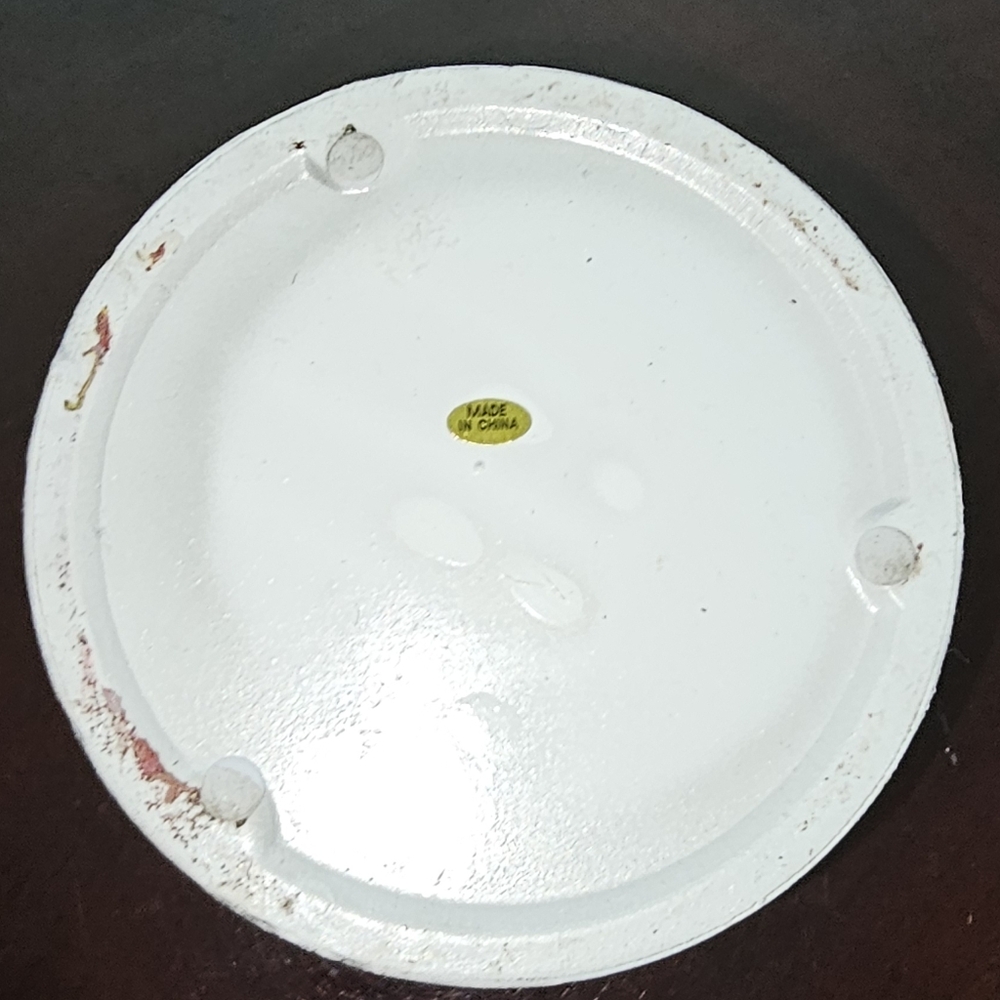 6" Silver Ceramic Vase/Pot/Container - Picture 4 of 4
